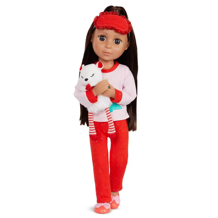 Glitter Girls Fa La La La La PaJaMa Holiday Outfit for 14" Dolls | Target