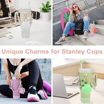 Stanley Cup Accessories Set Including Water Bottle Handle Strap, Siliocne Stanley Cup Boot, Silio... | Amazon (US)