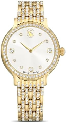 Swarovski Imber Watch, Swiss Made, Metal Bracelet, Gold Tone, Gold-Tone Finish | Amazon (US)