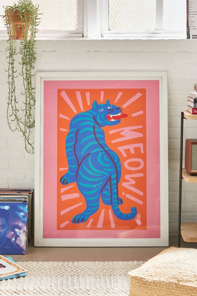 Tasiania Meow I Art Print | Urban Outfitters (US and RoW)