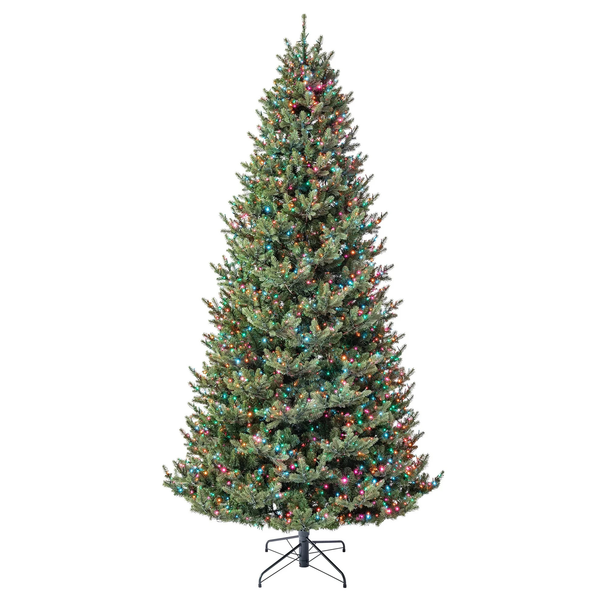 My Texas House 9' Grand Spruce Prelit Green Artificial Christmas Tree with LumaDazzle Color-Chang... | Walmart (US)