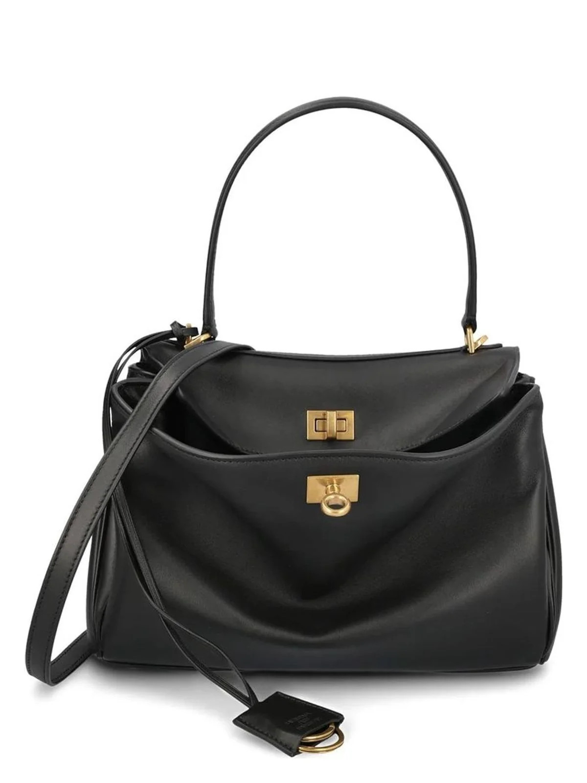 Balenciaga Women's Rodeo Small Handbag in Black | Size UNICA | 7897792AA4V Color 1000 | LOZURI