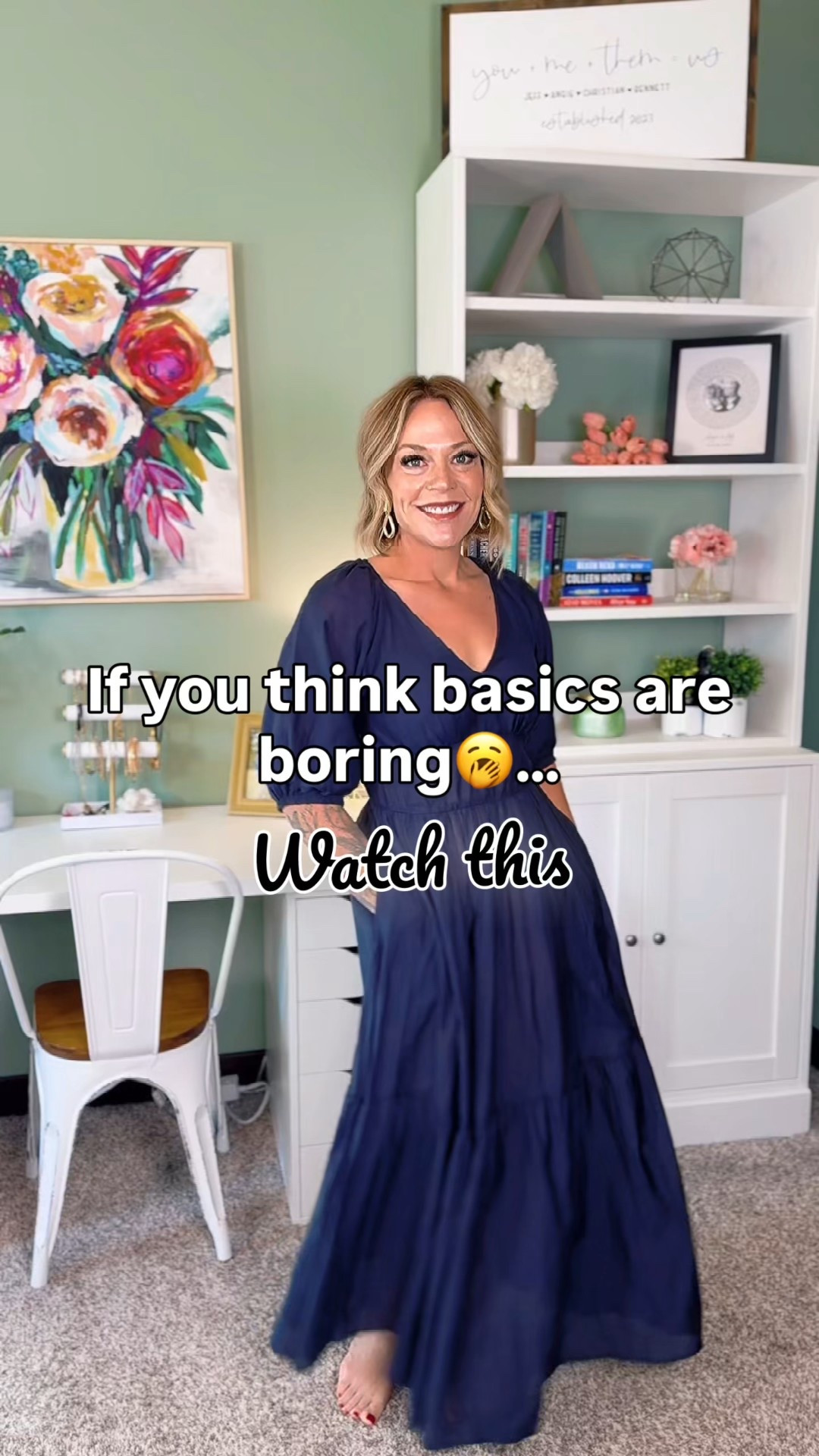 A simple navy maxi dress might not look like much at first… but it’s one of the most versatile pieces you can own.
Here’s why:
🌀 Color: Navy is a neutral that pairs with almost anything — it’s softer than black but just as timeless.
👟 Silhouette: A clean, simple shape lets you layer, belt, or accessorize without it feeling bulky.
🎯 Function: You can take it from errands ➜ dinner ➜ travel ➜ work with just a few swaps.
When you learn to restyle your basics, you get way more out of your closet (and your budget).
Which look would you wear most — casual, work, or night-out? 👗👇

#styleover30 #fallootd #falloutfitinspo #fallstyles #casualoutfitideas #fallfashion2025 #fallstyleinspo #fashionover40 #outfitideasforyou #ootdfall #elevatedbasics #easyoutfits #styleover40 #autumnoutfits #falloutfitideas #autumnoutfitideas #transitionalstyle #easyoutfit #fallfashiontrends #everydayoutfits #falloutfits #comfyandcute #over30style #everydaystyle 


navy maxi dress, fall outfit ideas, capsule wardrobe, outfit ideas over 40, how to style a dress, versatile basics, elevated casual, mom style, everyday chic, the aligned edit, fashion education, wardrobe tips

#LTKFindsUnder50 #LTKPetite #LTKStyleTip