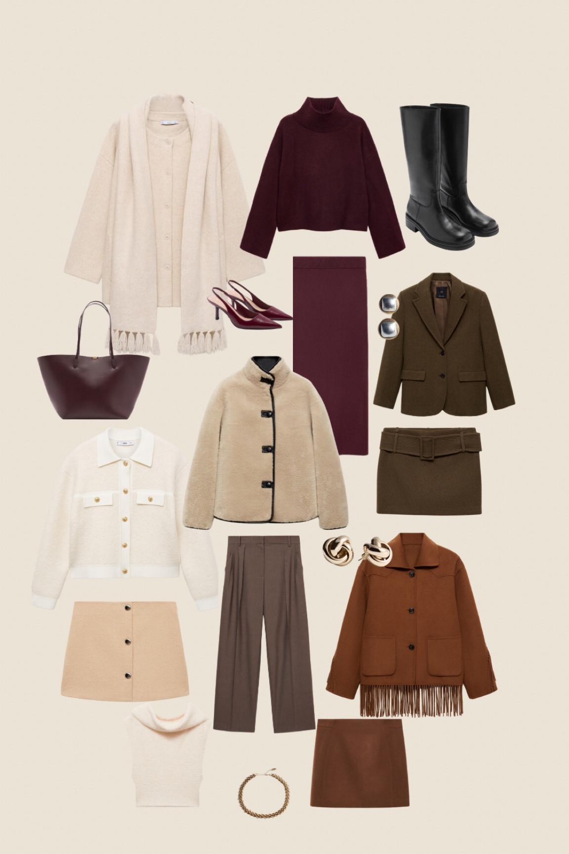 Winter Fashion Deals, Cyber Week Sales, Black Friday Discounts, Limited-Time Offers, Mango Favs, Winter Outfits, Wool Edition, Midi Skirt, Trousers, Winter Wool Jackets, Fur-Effect Coat, Scarves, Winter Coats, Brown Bag, Boots, Accessories

#LTKCyberWeek #LTKautumn #LTKuk