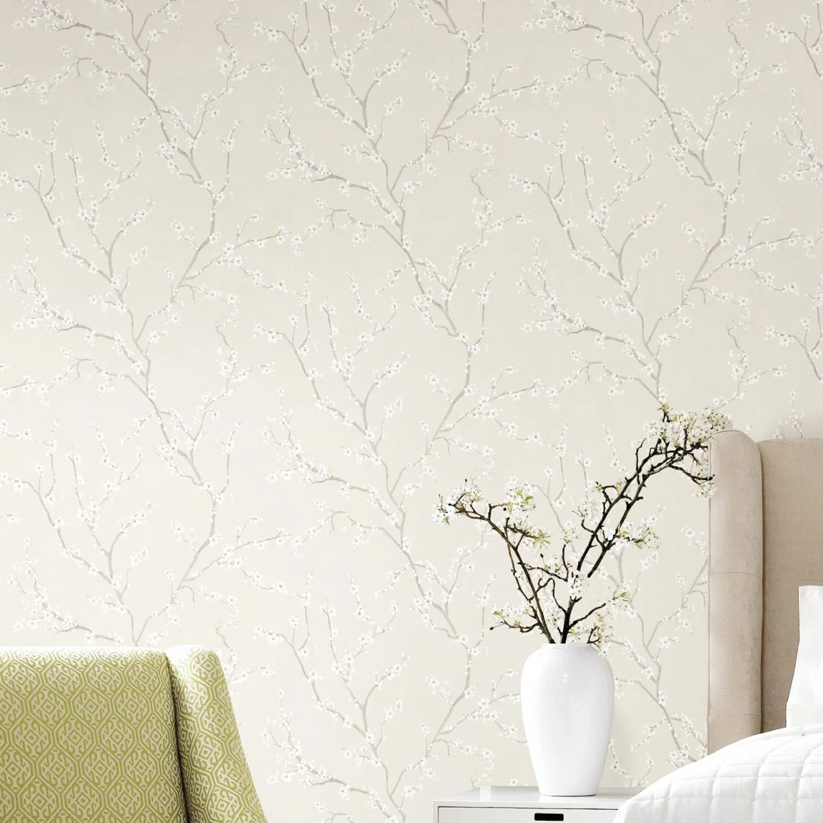Arpin Peel & Stick Floral Roll | Wayfair North America