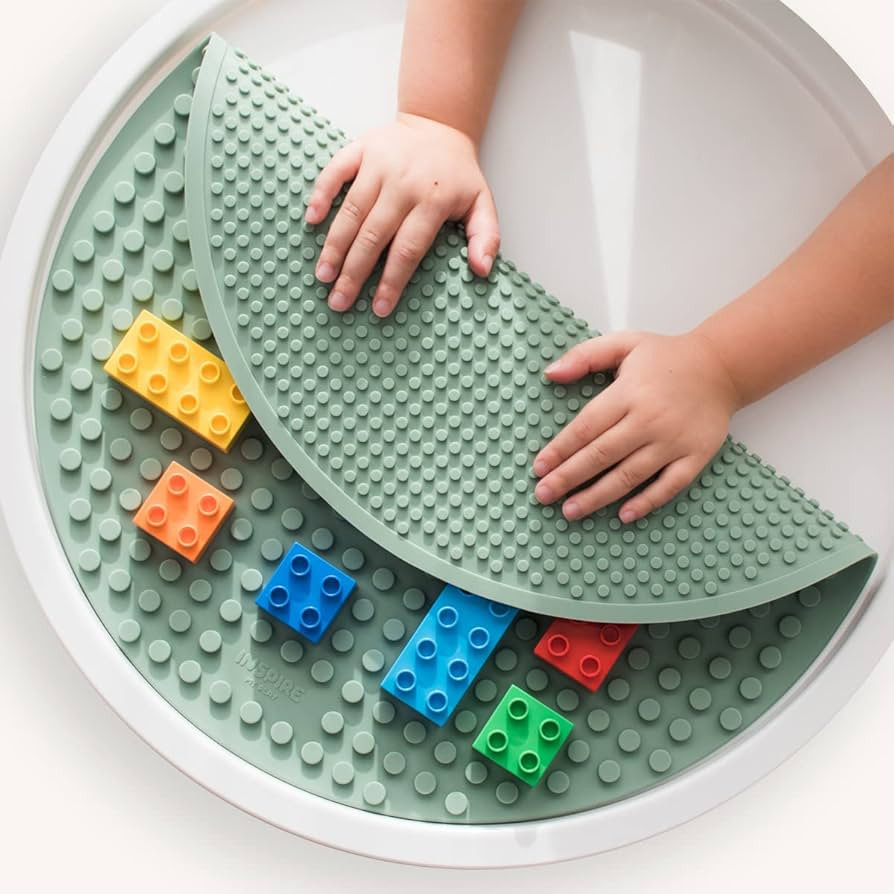 Inspire My Play - Silicone Building Blocks Baseplate - Compatible with All Major Building Block B... | Amazon (US)
