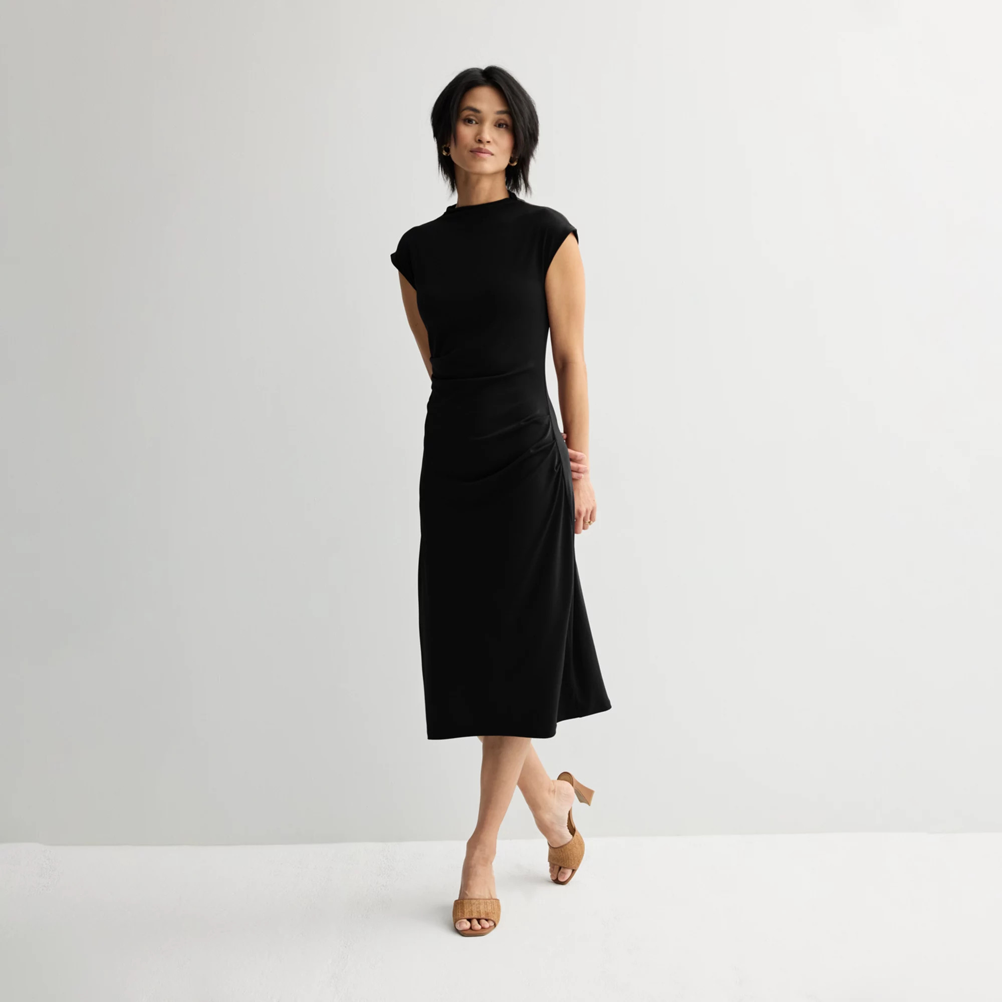 Women's Nine West Mock Neck Knit Dress | Kohl's