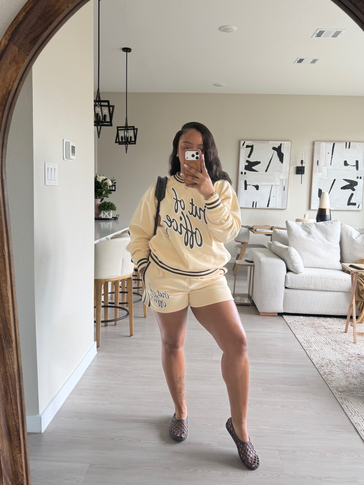 How cute is this sweat set from #themayfairgroup perfect for spring rainy days like today  ￼

#LTKdayinmylife #LTKgrwm #LTKootd