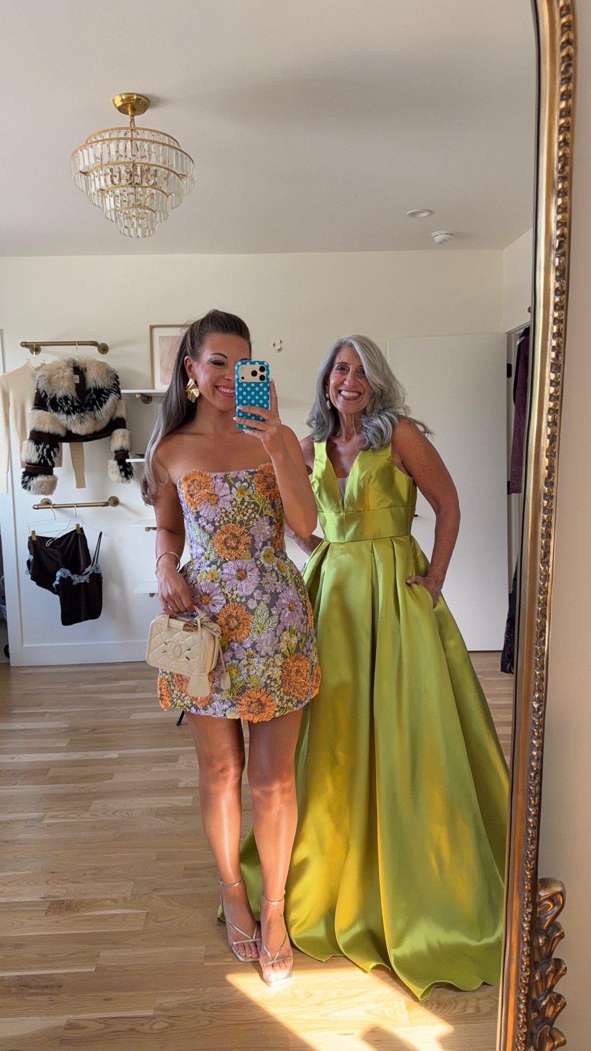strapless floral sequin mini in orange, lavender, and yellow with rounded hem, sleeveless chartreuse satin ball gown with a V-neckline and full skirt mom and me wedding guest and mother of the bride dresses 💍

revolve: tulip

I’m 5’4” and wear a size small/2 

mom is 5’4” and wears a medium/6

fall wedding guest dresses, wedding guest dresses, cocktail dresses, semi-formal dresses, black tie wedding guest dresses, destination wedding guest dresses, garden party dresses, wedding guest outfit ideas, mom & me outfits, mom & me dresses, matching outfits, mother daughter outfits, family photo outfits, wedding guest dresses, mother of the bride, mother of the groom, wedding guest outfit ideas

#LTKWedding #LTKgrwm #LTKootd