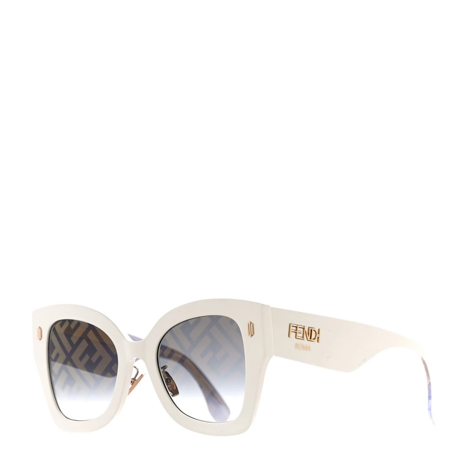 FENDI Acetate FF Sunglasses FF 0434/G/S White Gold | FASHIONPHILE | Fashionphile