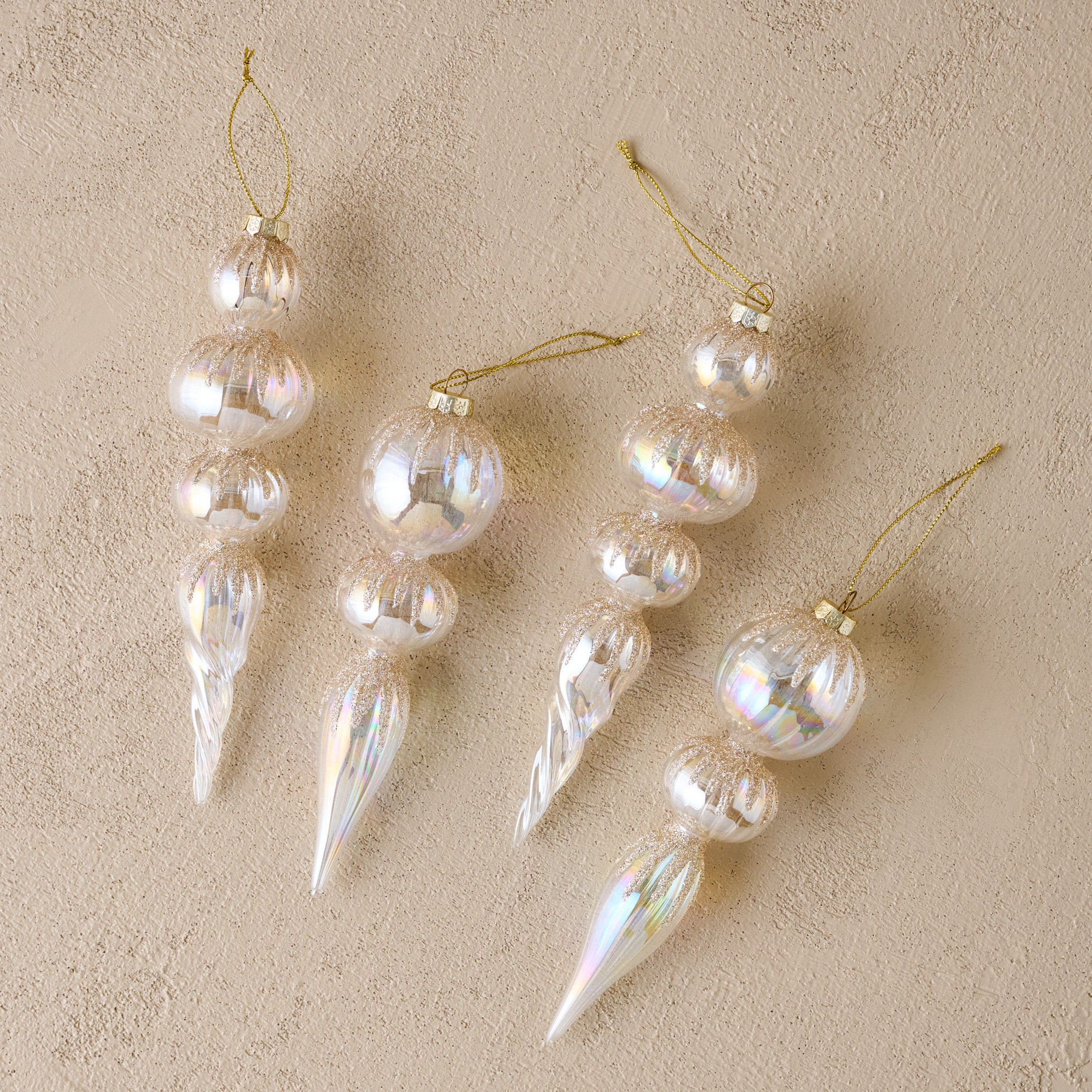 Winter Splendor Finial Ornament, Set of 4 | Magnolia