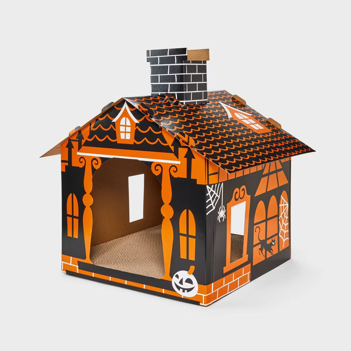 Halloween Haunted House Cat Scratcher House - 18.5" - Boots & Barkley™ | Target
