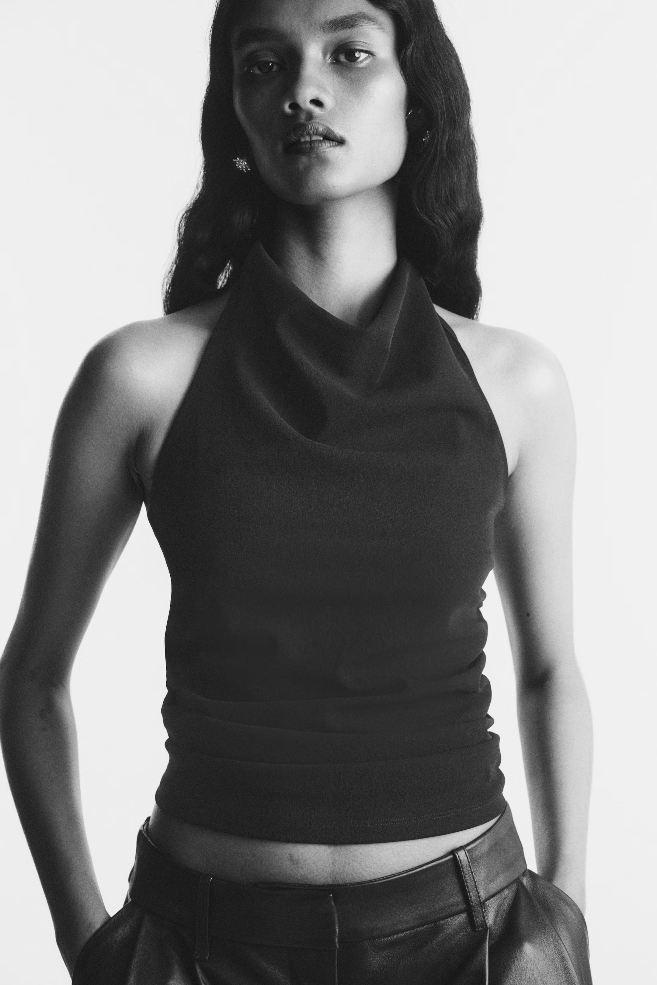 Draped halterneck top | H&M (UK, MY, IN, SG, PH, TW, HK)