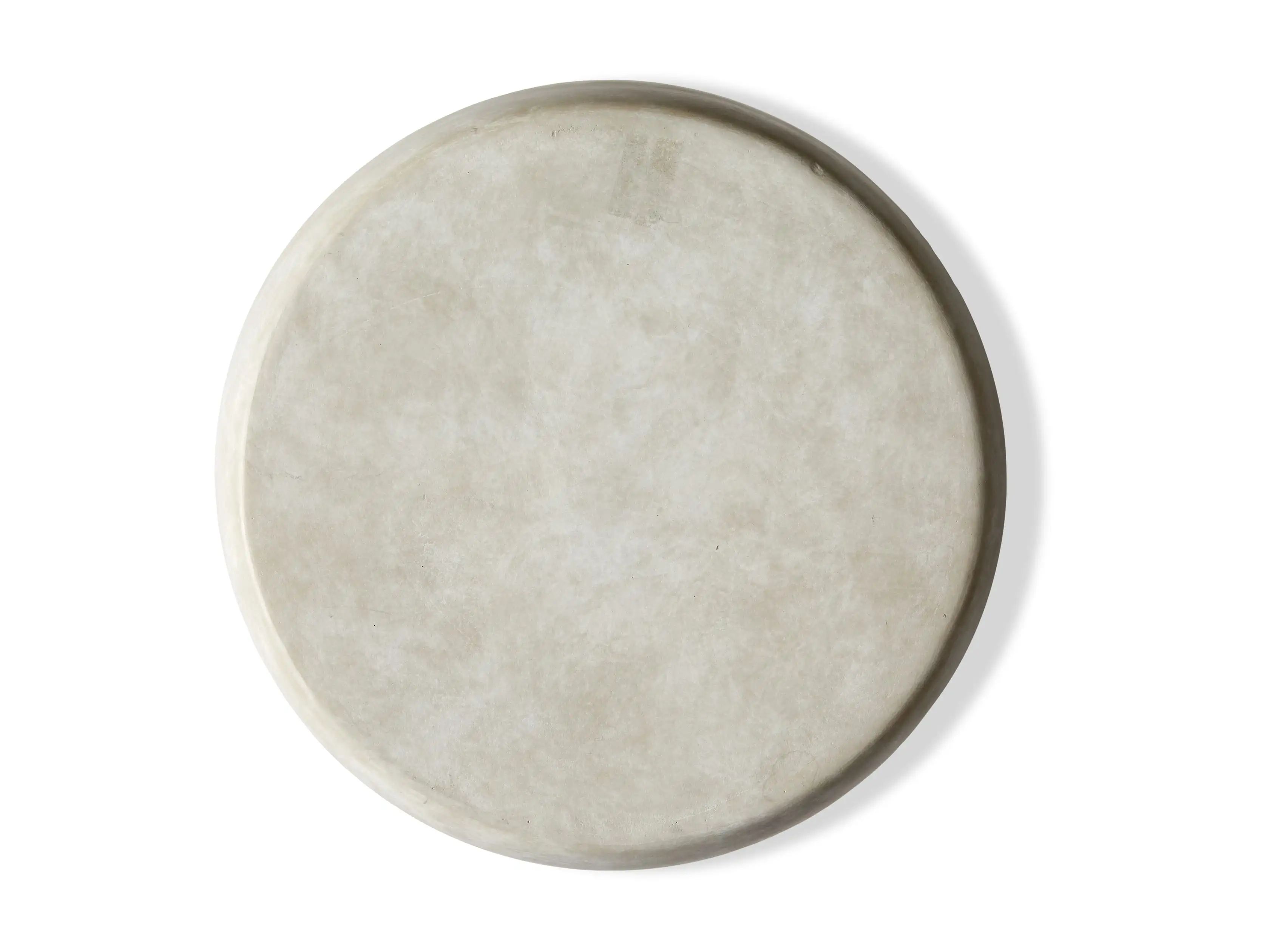 Plaster Stool in Grey | Arhaus