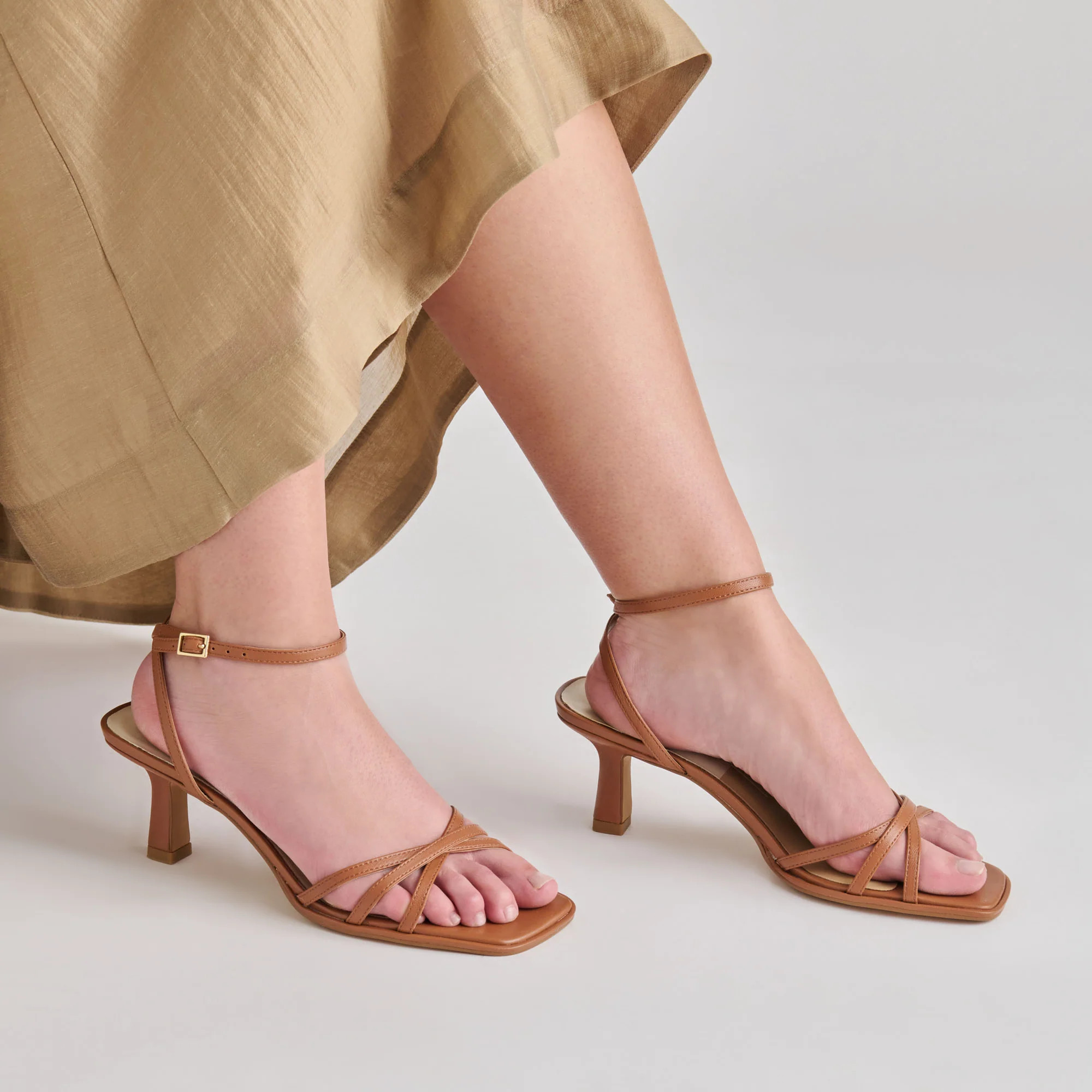 Manji Saddle Leather Heels | Dolce Vita | DolceVita.com