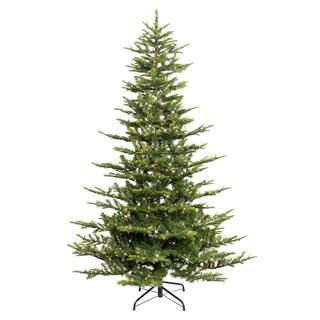 7.5 ft. Aspen Fir Artificial Christmas Tree with 700 Warm White Lights | The Home Depot