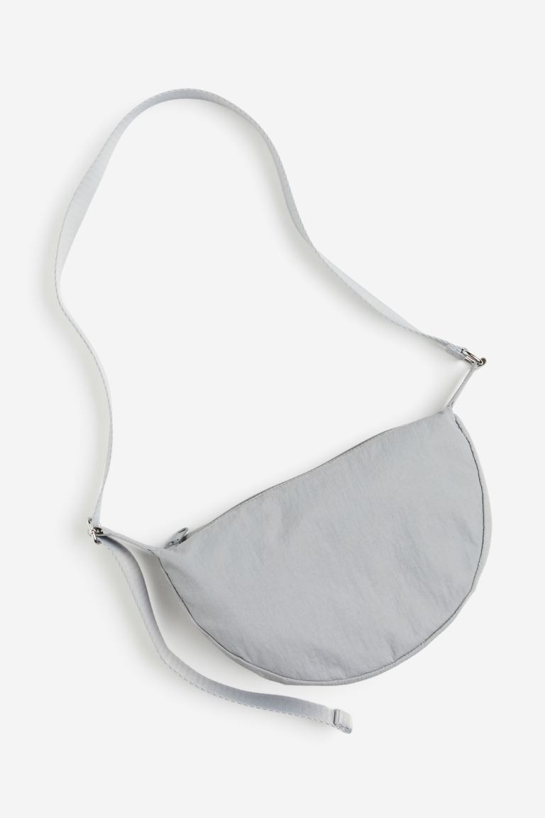 Nylon Shoulder Bag - Light gray - Ladies | H&M US | H&M (US + CA)