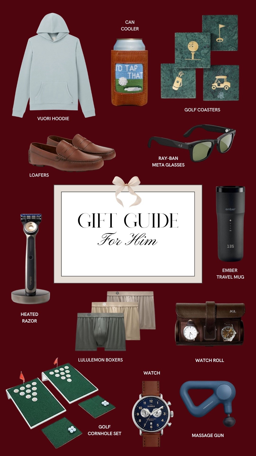 Gift guide for him!! 

#LTKMens #LTKGiftGuide #LTKHoliday