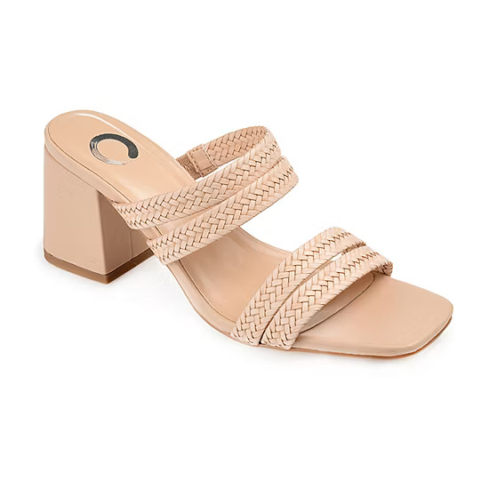 Journee Collection Womens Natia Heeled Sandals | JCPenney