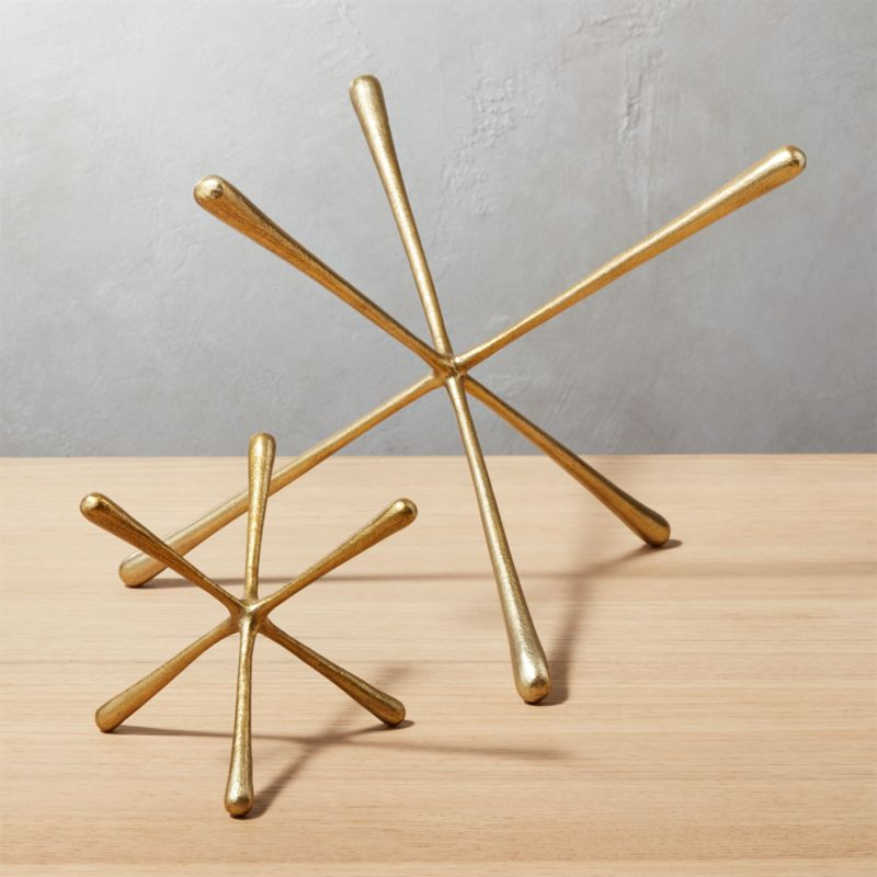 Adra Brass Decorative Objects | CB2 | CB2