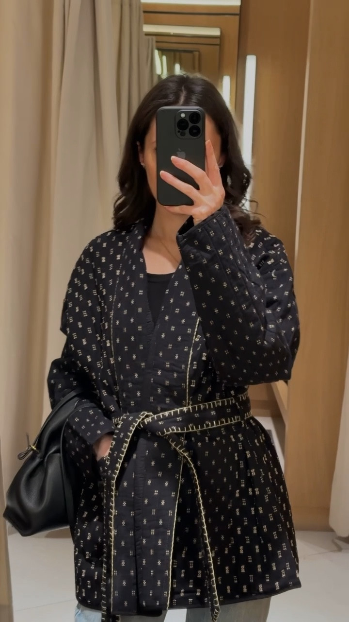 Lovely spring bomber jacket for casual & relaxed outfits 🖤 I’ve styled it with black long-sleeve, a pair of jeans, beige flats & Polene Numéro Neuf bag. Unfortunately, the jeans are not available in the same colour, so I’ve linked the same model in other shades.

Tags: Mango new-ins, Mango new collection, Mango new arrivals, spring look, spring outfit, casual look, spring fashion, spring style, easy styling, simple everyday look, chic & basic outfit, primavera, effortless, Parisian look, casual outfit, office look, city break look, brunch outfit, capsule wardrobe.

#LTKstyletip #LTKSeasonal #LTKVideo