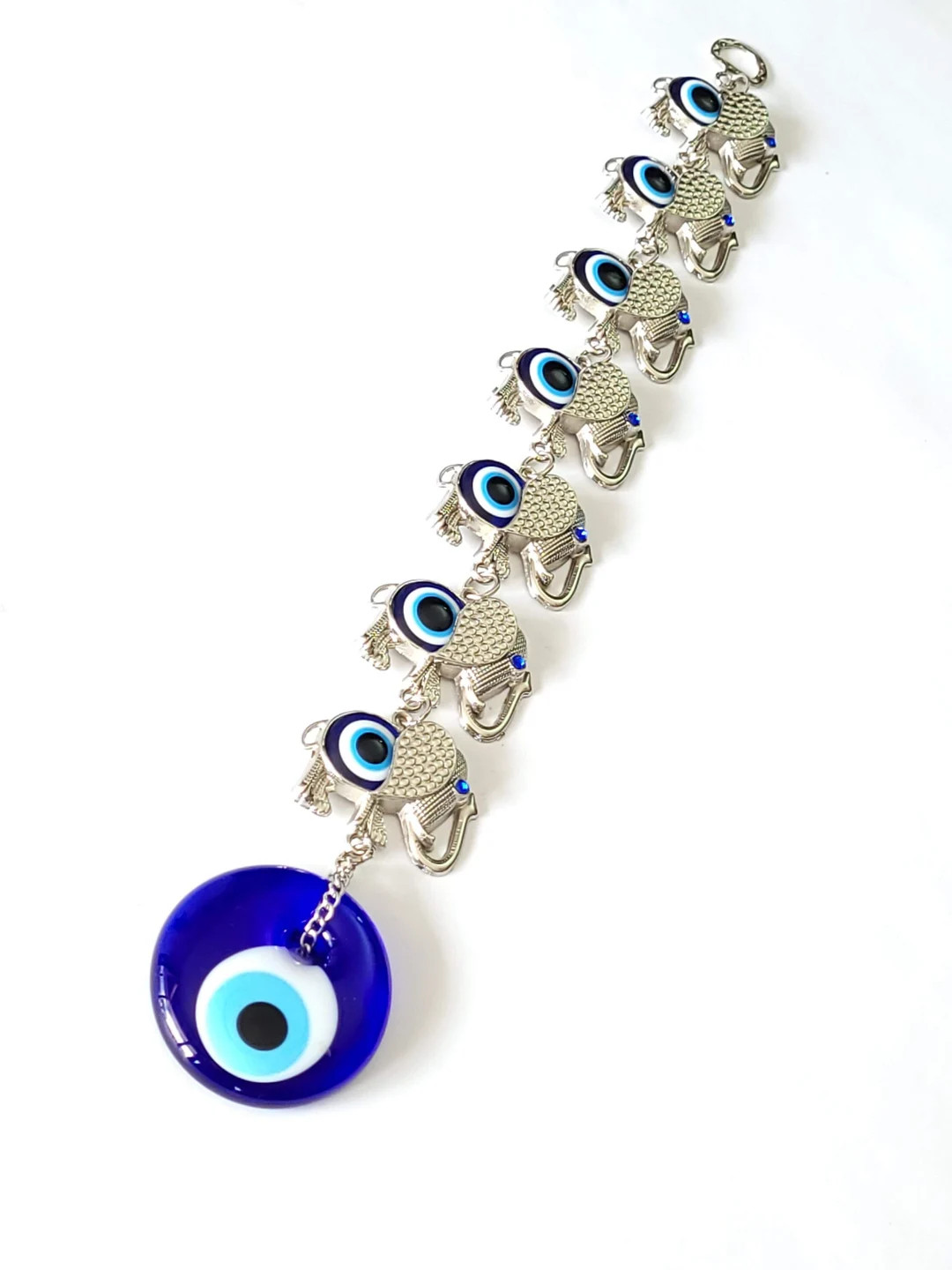 evil eye 7 lucky elephants with Evil Eye Wall Hanging, Turkish Evil Eye Decor, Evil Eye Protectio... | Etsy (US)
