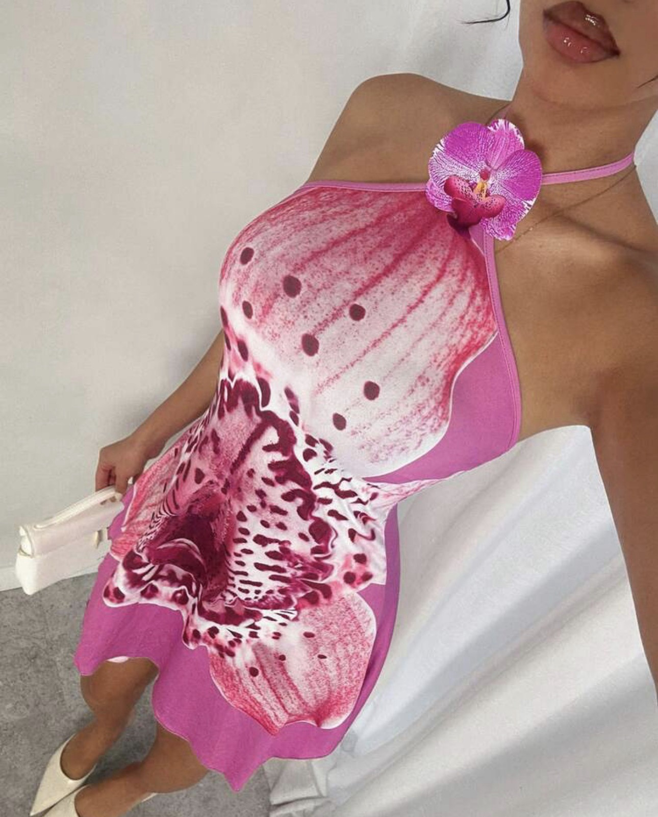 SHEIN Glamour Simple Sexy Vacation Style Purple Halter Neck Dress With 3D Floral Decor And Asymmetric Hem, Suitable For Outdoor, Vacation Outfits Flower Dress Pink Dress Pink Halter Dress Summer Dress Orchid Dress Floral Print Dress Pink Flower Dress,Beach Vacation Outfit,Summer Outfits,Wedding Guest Dress,Graduation Dress,Vacation, Going Out , Flower Print Dress

#LTKU #LTKSaleAlert #LTKFestival