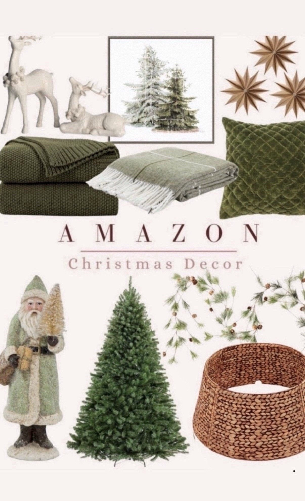 Christmas decor that reminds me if Ralph Lauren.  Luxe vibes for less #LTKhome 

#LTKHoliday #LTKSeasonal