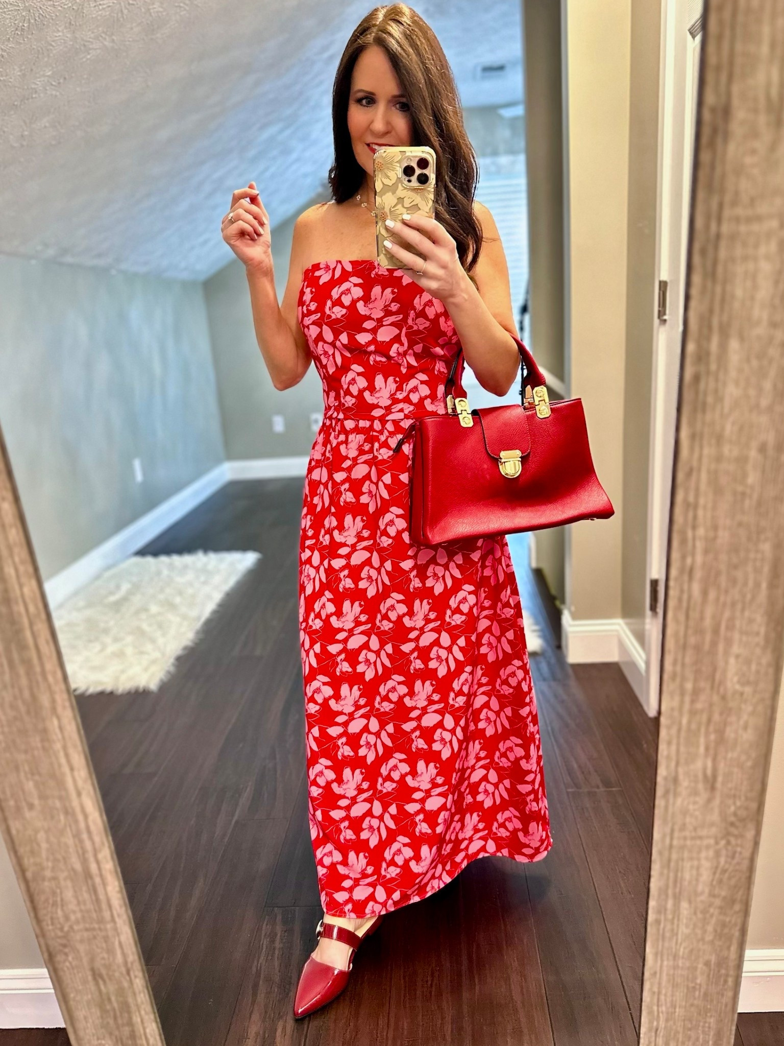 I’m 5’2 110lbs wearing small in set, mules tts.
#sets #maxi #strapless #mules 

#LTKShoeCrush #LTKPetite #LTKFindsUnder50