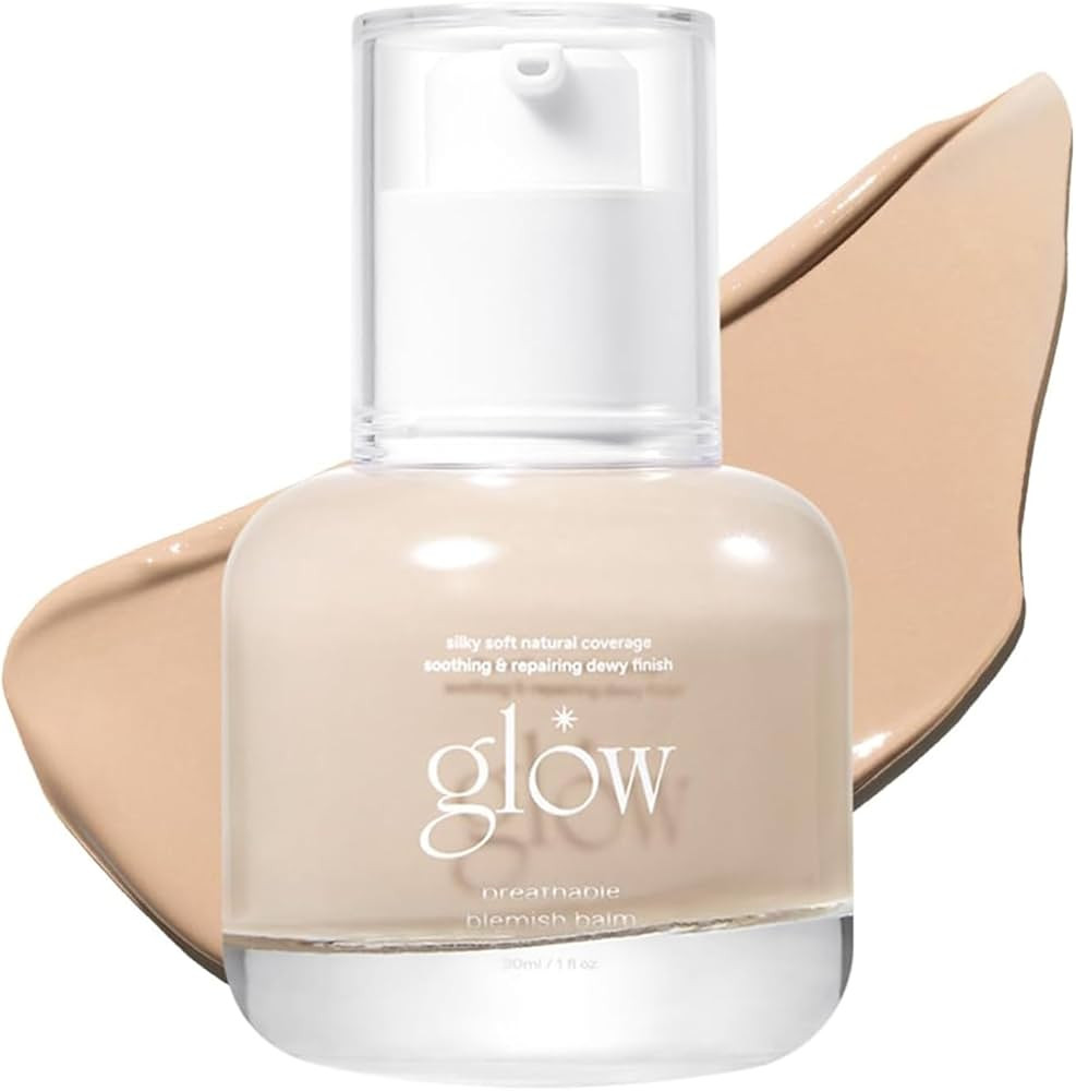glow breathable blemish balm #one, medium-coverage bb cream & tinted moisturizer, skincare-like f... | Amazon (US)