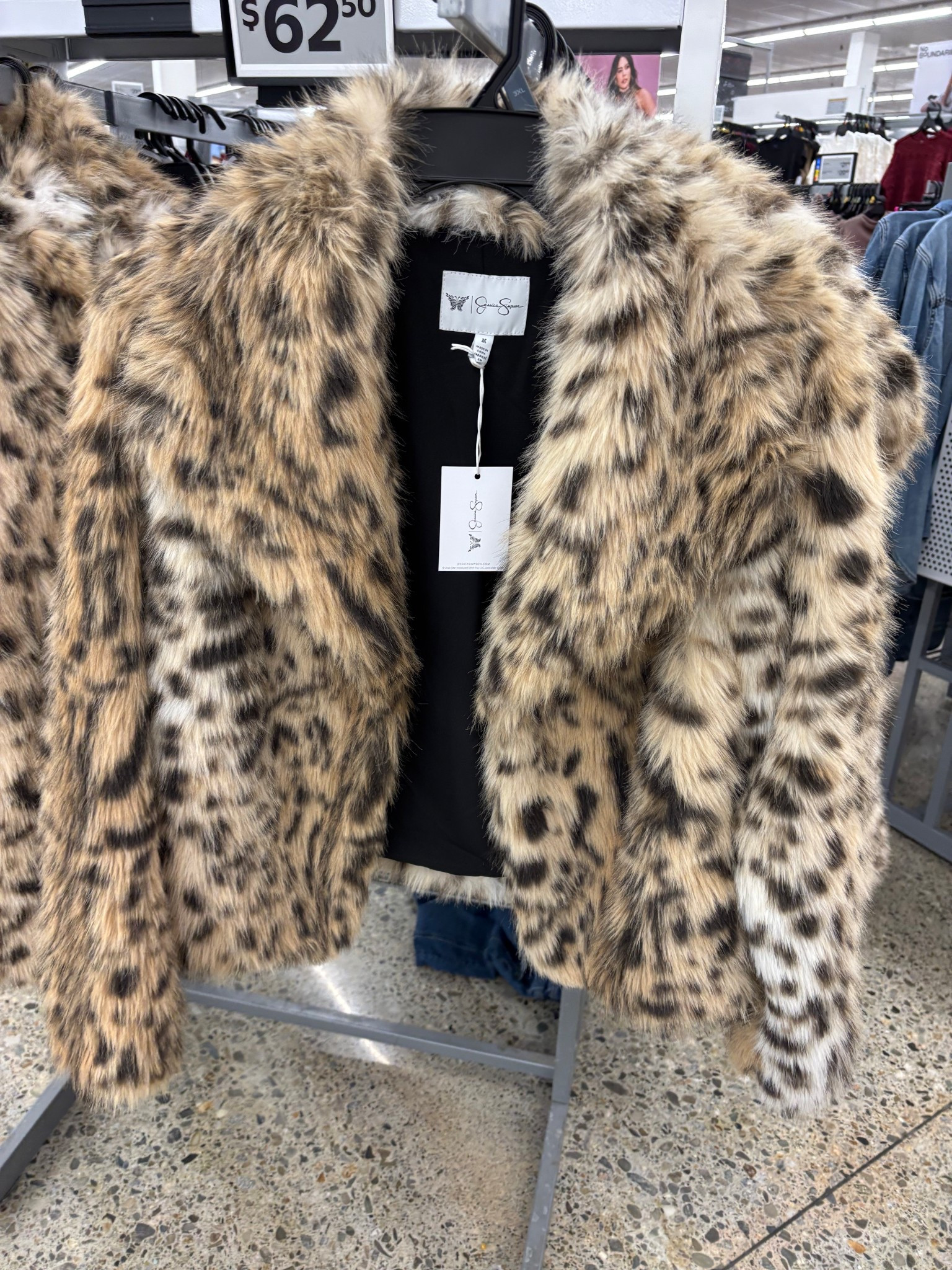 Faux fur leopard jacket 

#LTKSeasonal #LTKHoliday #LTKFindsUnder100