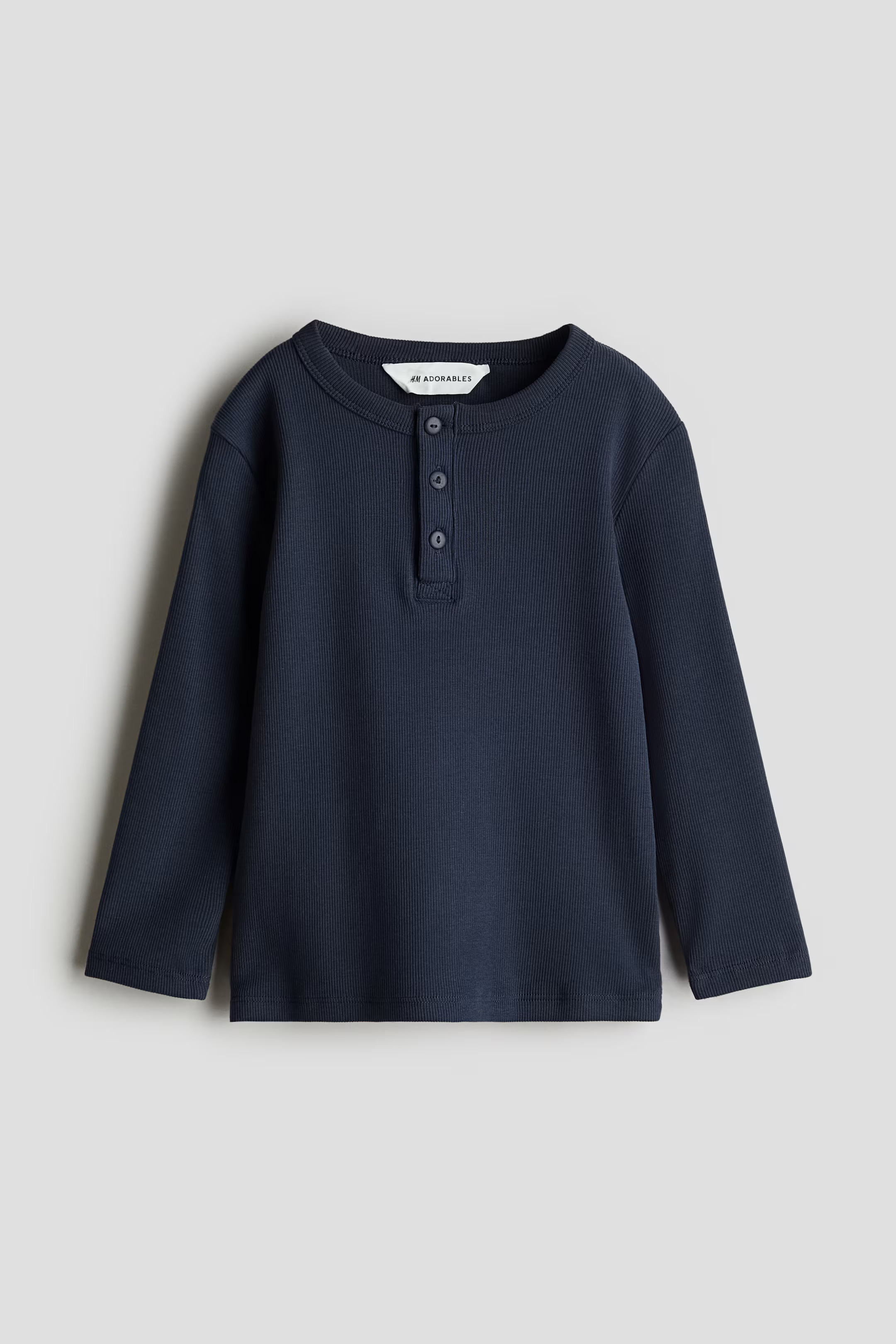 Cotton Henley Shirt | H&M (US + CA)