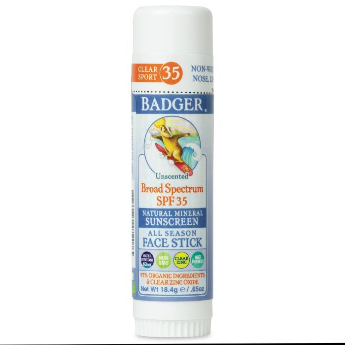 Badger Sport Mineral Sunscreen Face Stick - SPF 35 - 0.65oz | Target