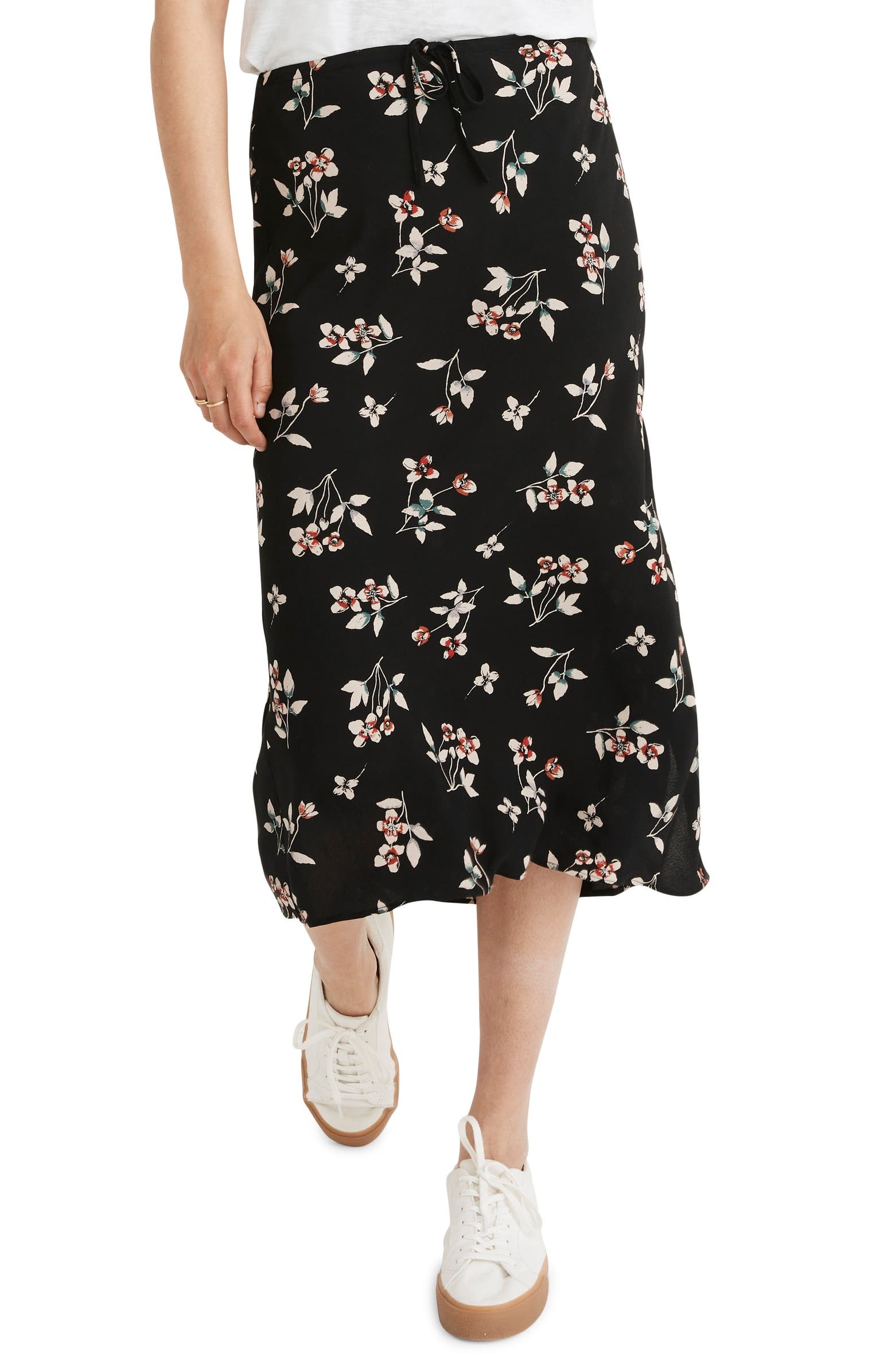 Botanical Print Midi Skirt | Nordstrom