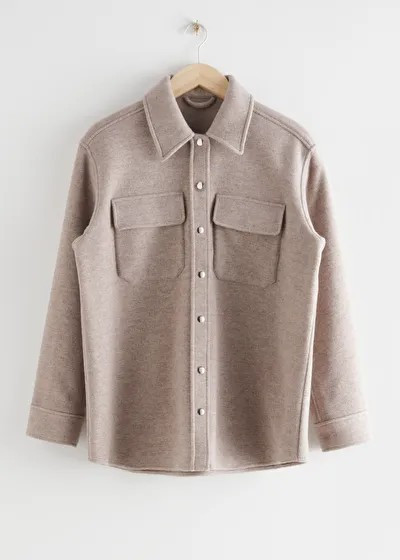 Oversized Wool Blend Overshirt | & Other Stories (EU + UK)
