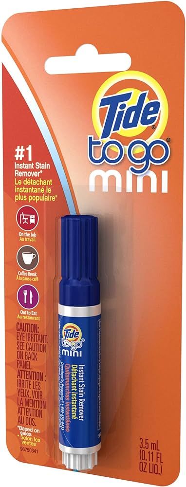 Tide To Go Mini Instant Stain Remover Pen Sticks (2/pk) | Amazon (US)