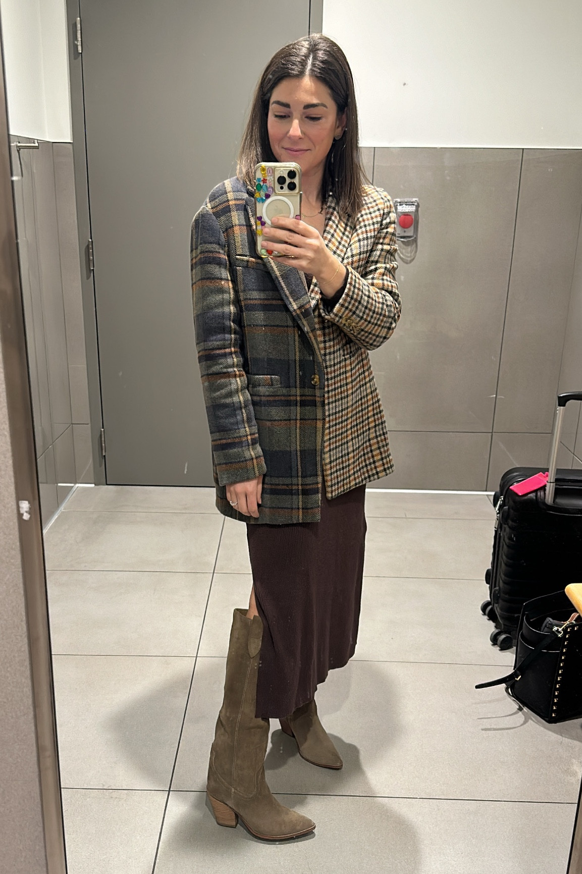 Quick airport change after traveling from ☀️ to ⛈️ ❄️ 

Linking similar items to inspire with layering! Planning to wear almost the identical outfit tomorrow with a different sweater dress under! Easy to pack and outfit plan by keeping it simple 💁🏽‍♀️

#LTKSpringSale #LTKtravel #LTKfindsunder100