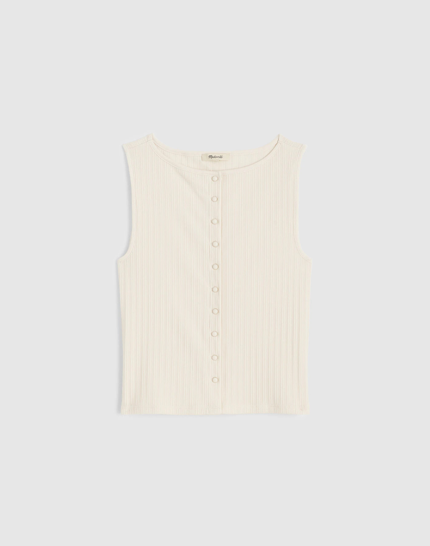 Ribbed Crewneck Vest Tank | Madewell | Madewell
