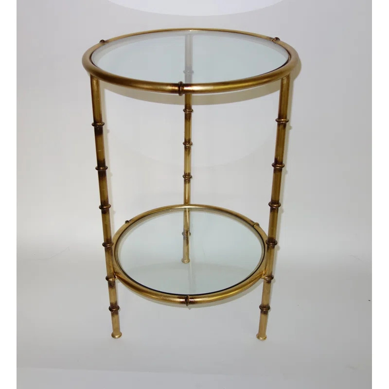 Roseann Glass Top End Table | Wayfair North America