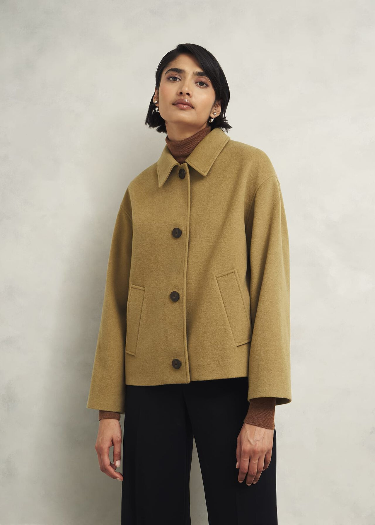 Zoe Wool Blend Jacket | Hobbs UK | | Hobbs