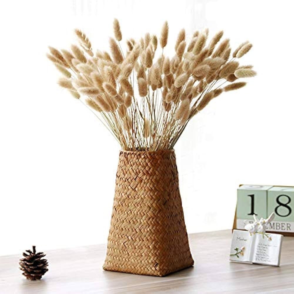 Natural Seaweed Weave Basket Pastoral Rattan Vase Bamboo Weaving Room Flower Arranger Gypsophila ... | Amazon (US)