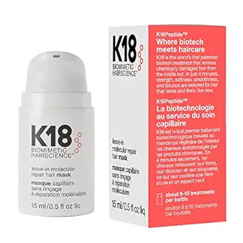 K18 Leave-In Repair Hair Mask Treatment to Repair Dry or Damaged Hair - 4 Minutes to Reverse Hair... | Amazon (US)