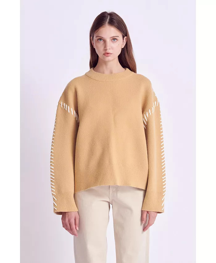 Women's Whip Stitch Sweater | Macy's