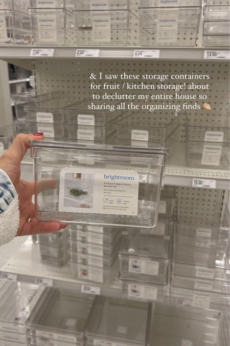 I love this Brightroom line at Target to organize! They have some great fridge storage / organizing options right now! 👏🏼⏲️🤎

Kitchen / home / under $20 / declutter / Holley Gabrielle 

#LTKfindsunder50 #LTKhome #LTKfamily