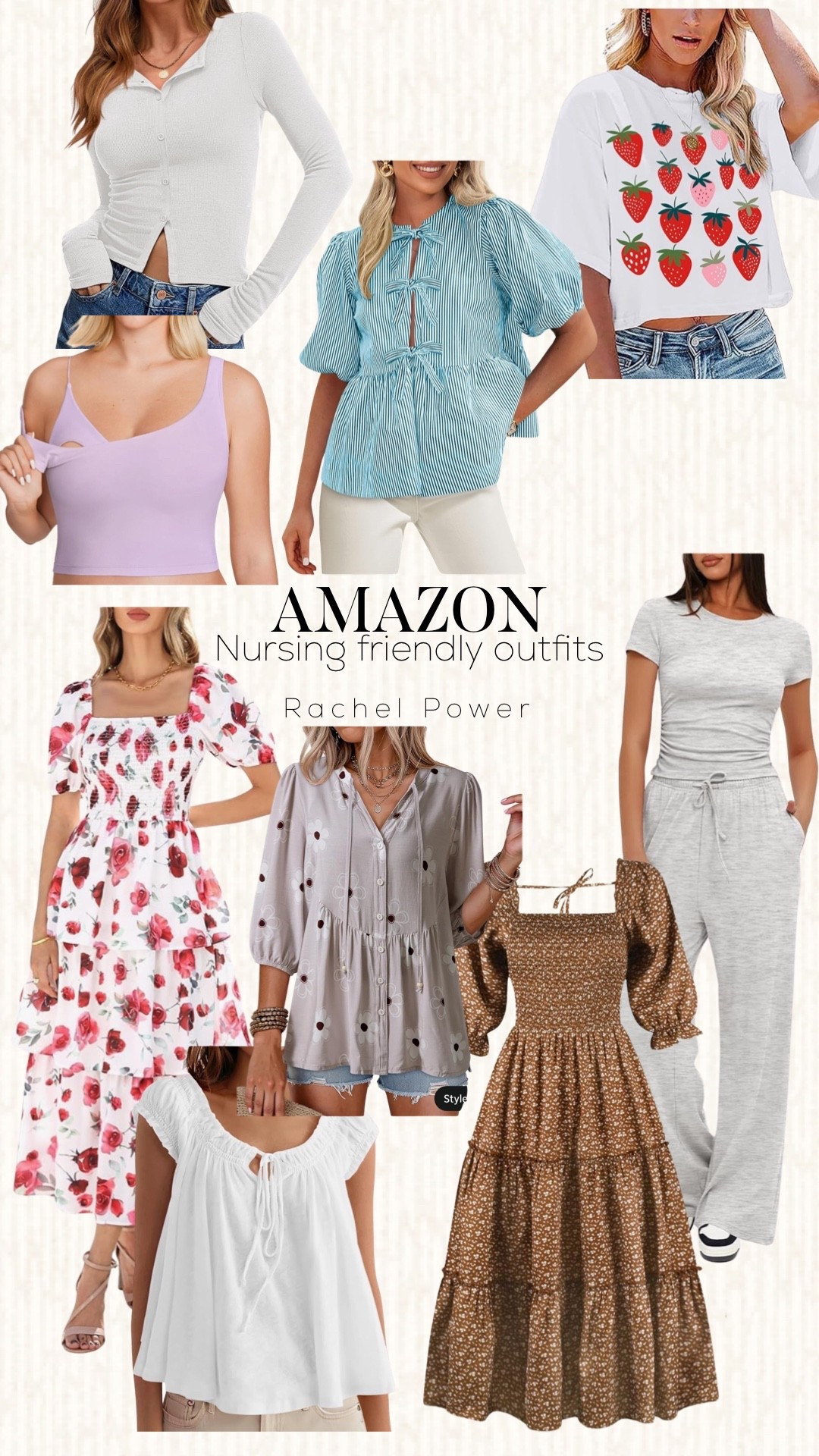 Nursing friendly outfits 💞