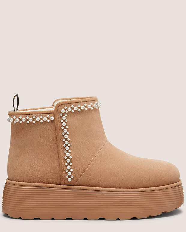 NELLIE PEARL FLATFORM BOOTIE | Stuart Weitzman (US)