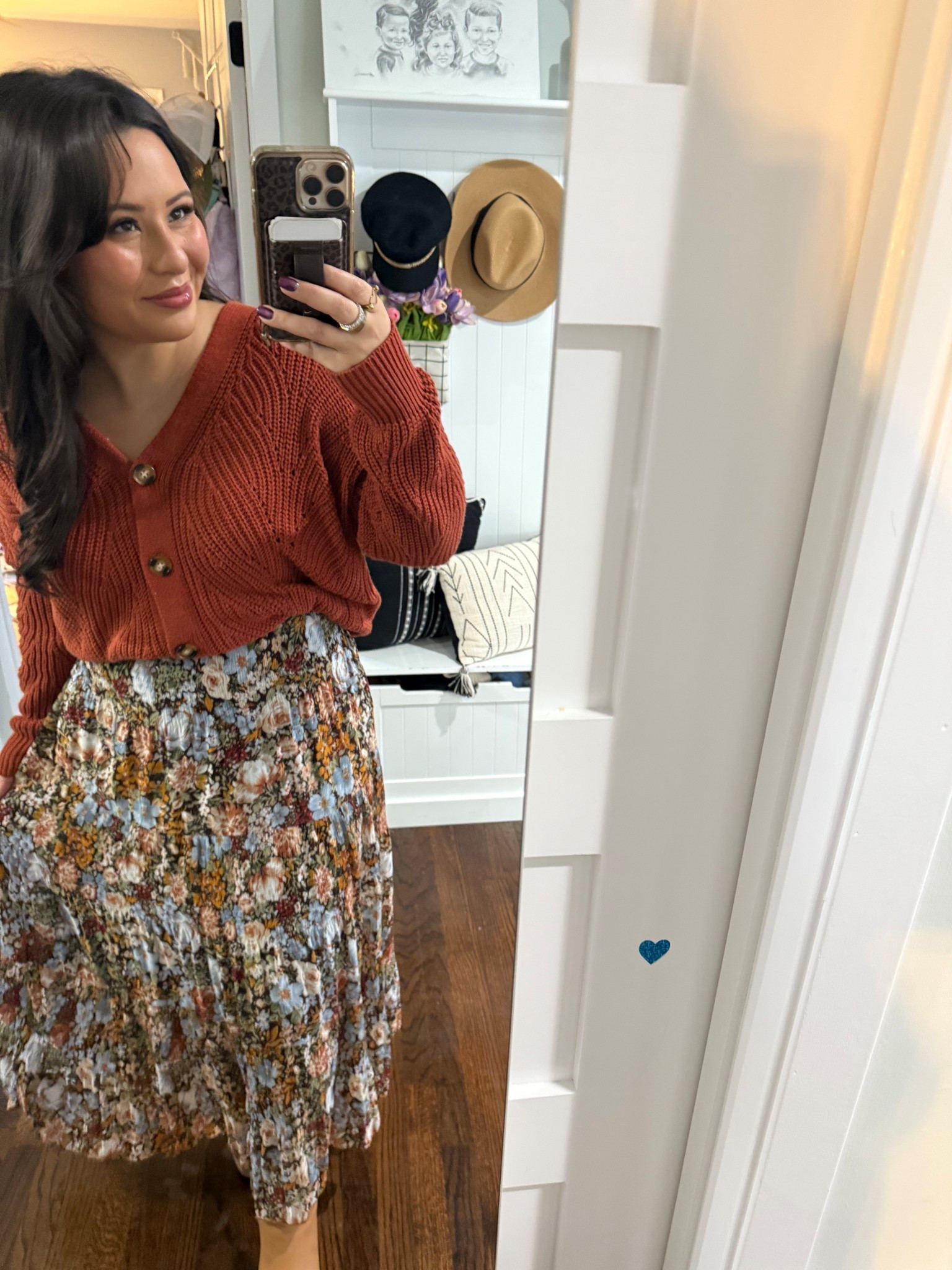 Me repeating my new favorite skirt again 😊 it’s tts im a size medium and 5’2 i get so many compliments on it! 

#LTKMidsize #LTKFamily #LTKPetite