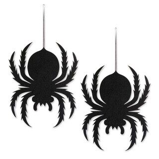 DII Hanging Halloween Decorations (Synthetic Fiber - Spiders - Wall Art) | Bed Bath & Beyond