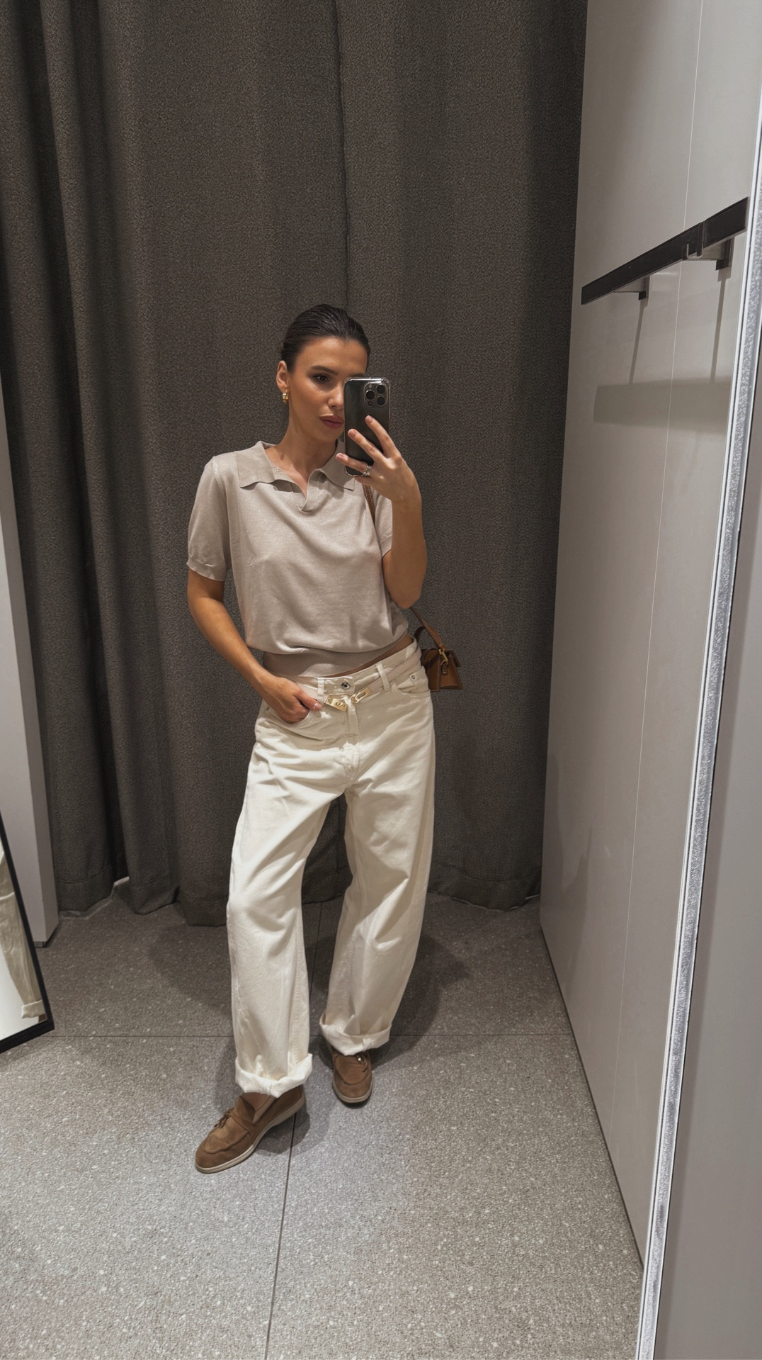 Slouchy suede jacket, polo t-shirt and jeans outfit idea for spring and summer 🫶🏼
I’m wearing a size S (36) jacket, S (36) polo and size 36 jeans. Loafers 39EU (My size 38.5) 
My usual size is XS–S (34–36), height 166 cm.


#LTKActive #LTKootd