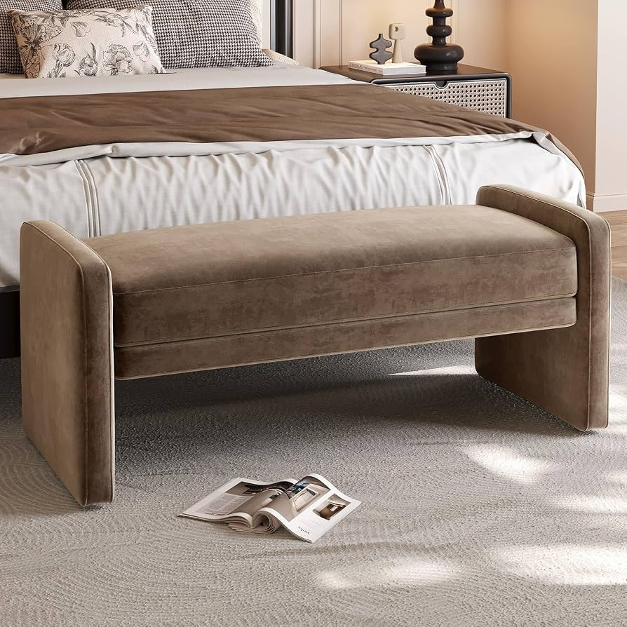 Guyii Elegante Samt Polsterbank Sitzbank f\u00fcr Schlafzimmer & Flur, Stilvolle Schuhbank als Sh... | Amazon (DE)
